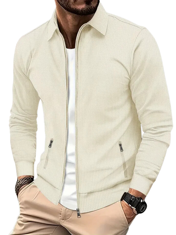 Stoer Heren Overshirt met Rits – Stijlvol & Comfortabel Vest