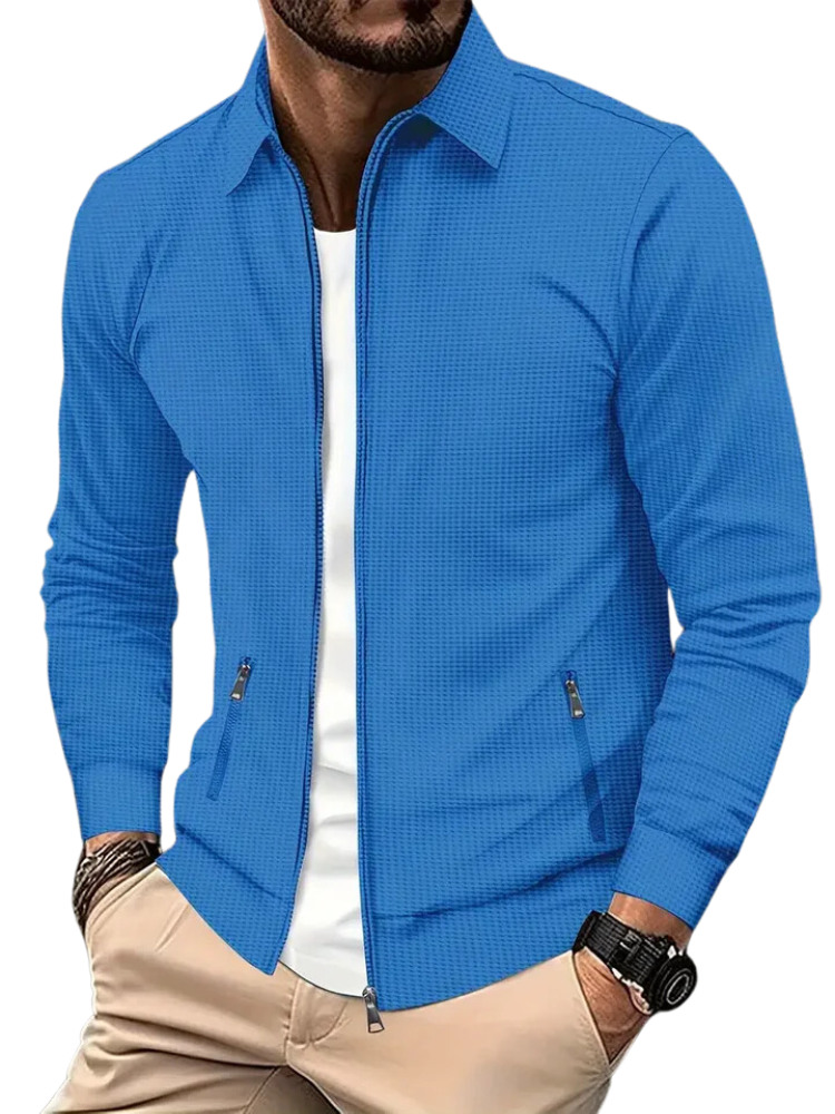 Stoer Heren Overshirt met Rits – Stijlvol & Comfortabel Vest