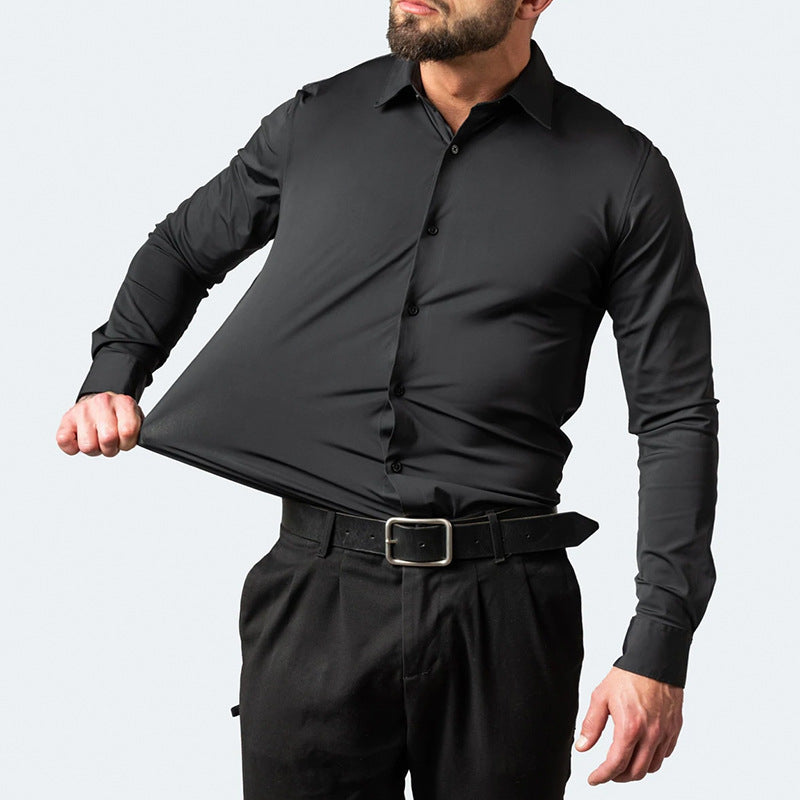 Talon AeroStretch Shirt | Heren Blouse – Anti-Kreuk, Stretch & Tijdloos Design
