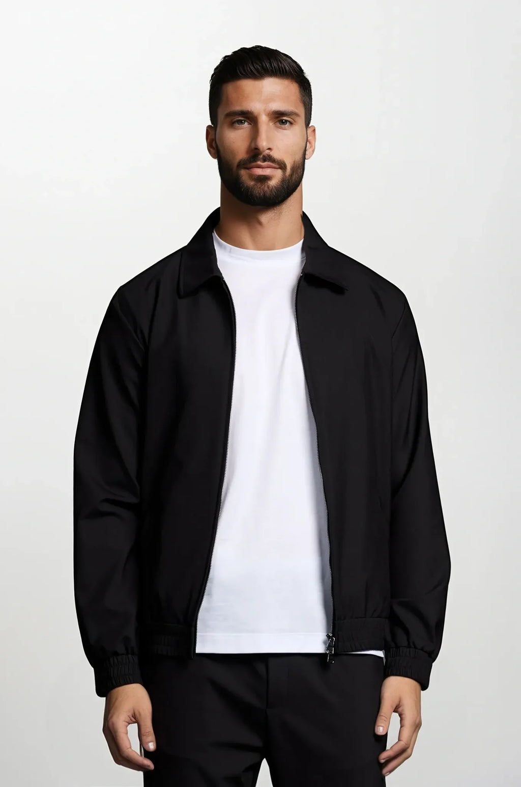 Midnight Core Tech Set - Zwarte Stretch Heren Outfit | Mokum Alef
