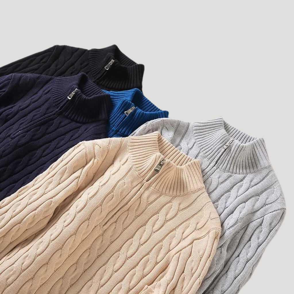 Half Zip Sweater Heren – Comfortabele & Moderne Trui