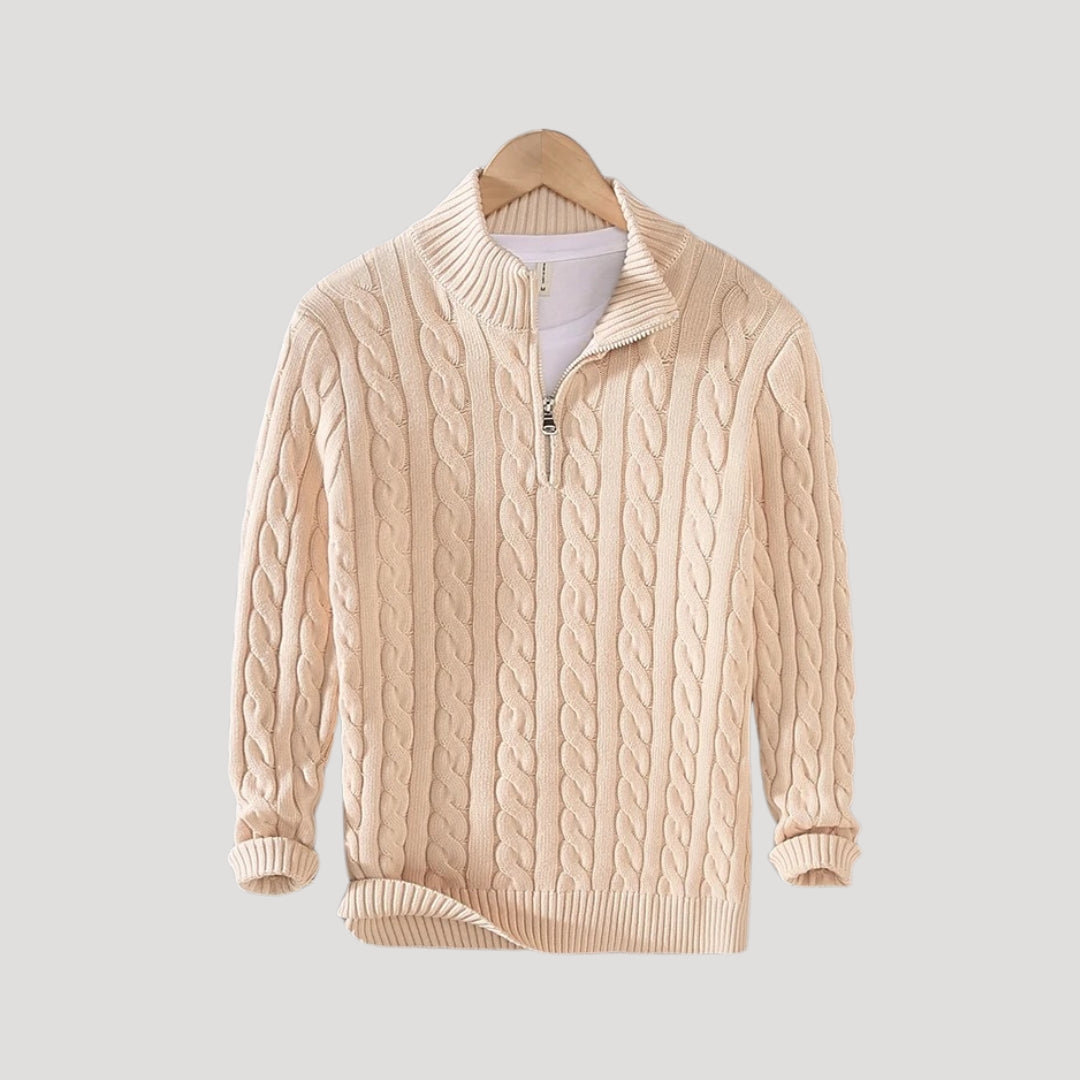 Half Zip Sweater Heren – Comfortabele & Moderne Trui