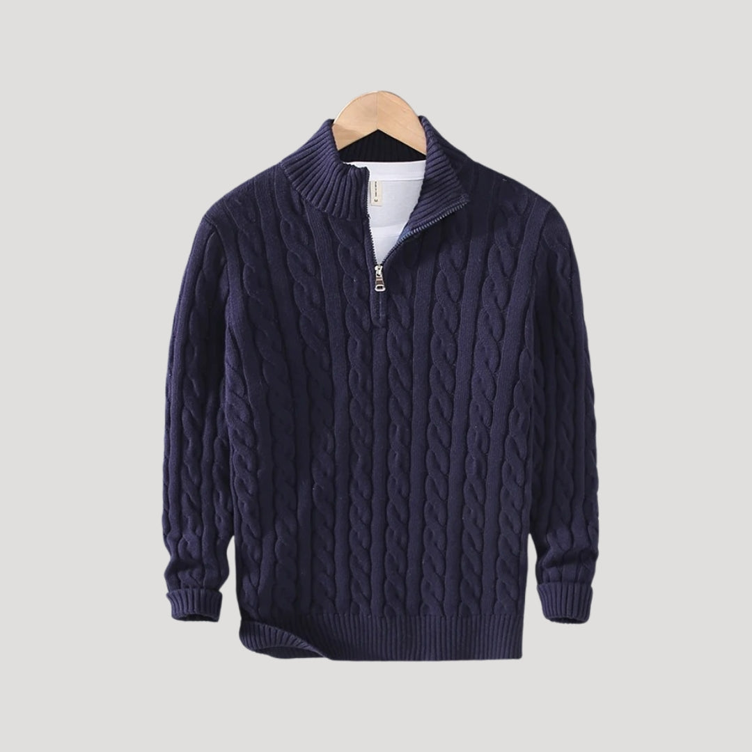 Half Zip Sweater Heren – Comfortabele & Moderne Trui