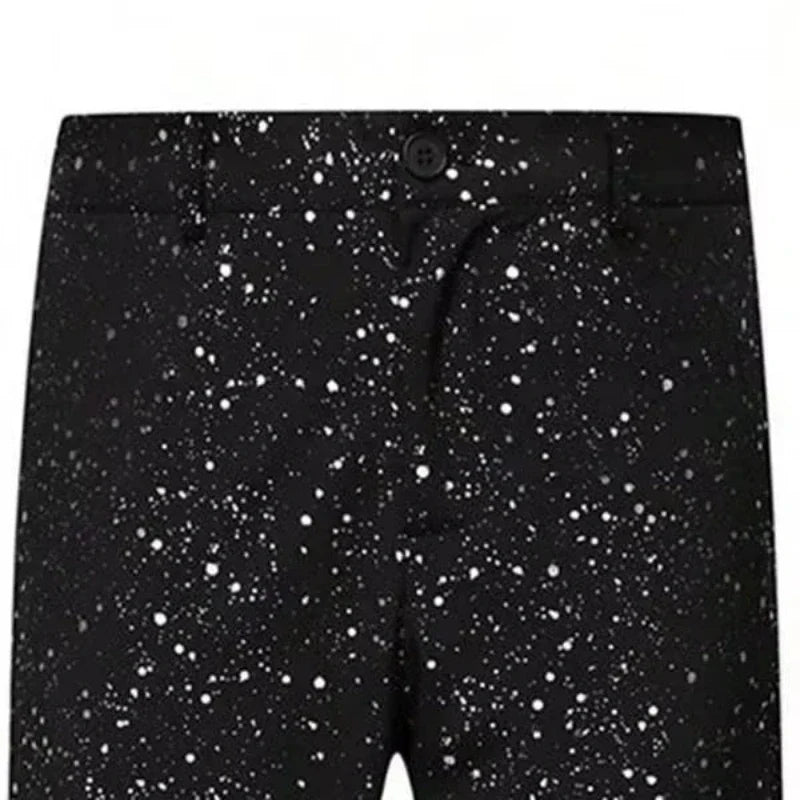 Vegas Night Glitter Suit - Heren Pak met Colbert en Broek | Mokum Alef