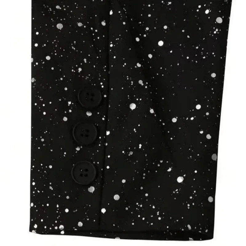 Vegas Night Glitter Suit - Heren Pak met Colbert en Broek | Mokum Alef