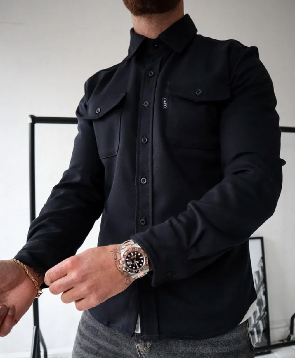 Miro Denim Overshirt | Heren Overshirt – Stijlvol & Casual Comfort