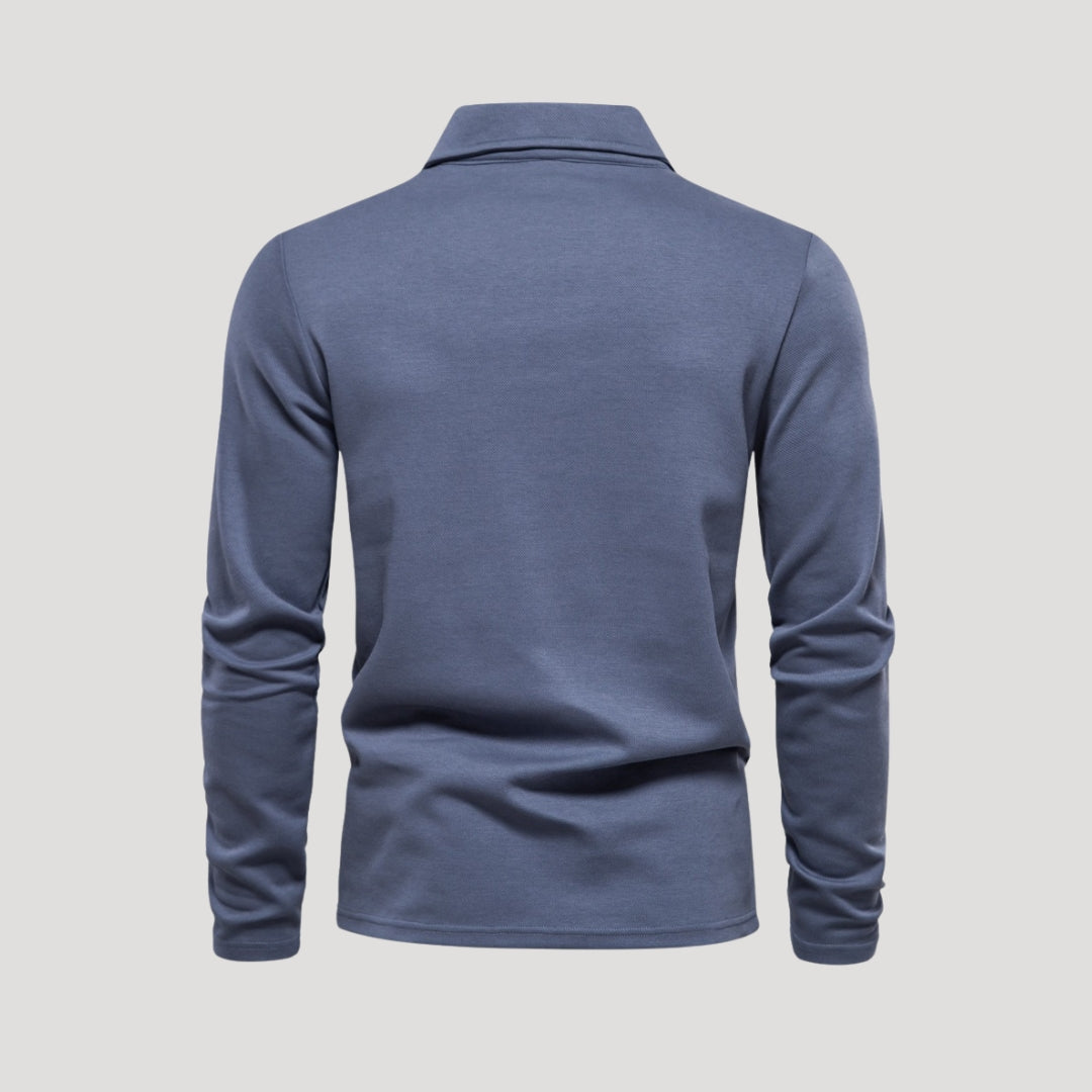 Polo Shirt Lange Mouwen Heren – Comfortabel & Modern Design