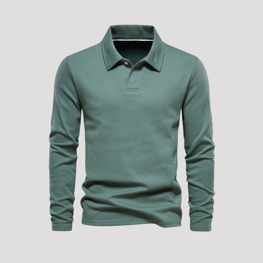Polo Shirt Lange Mouwen Heren – Comfortabel & Modern Design
