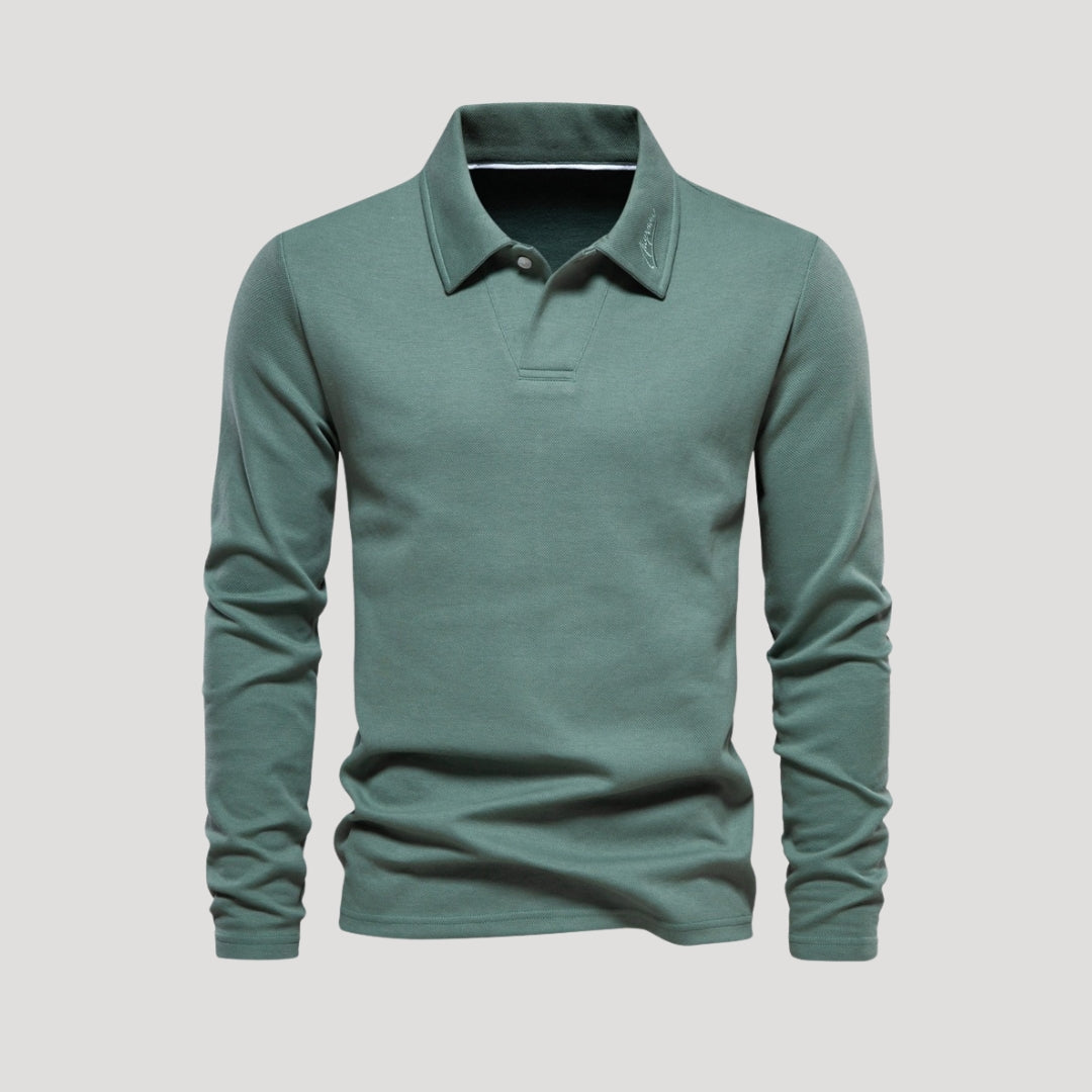Polo Shirt Lange Mouwen Heren – Comfortabel & Modern Design