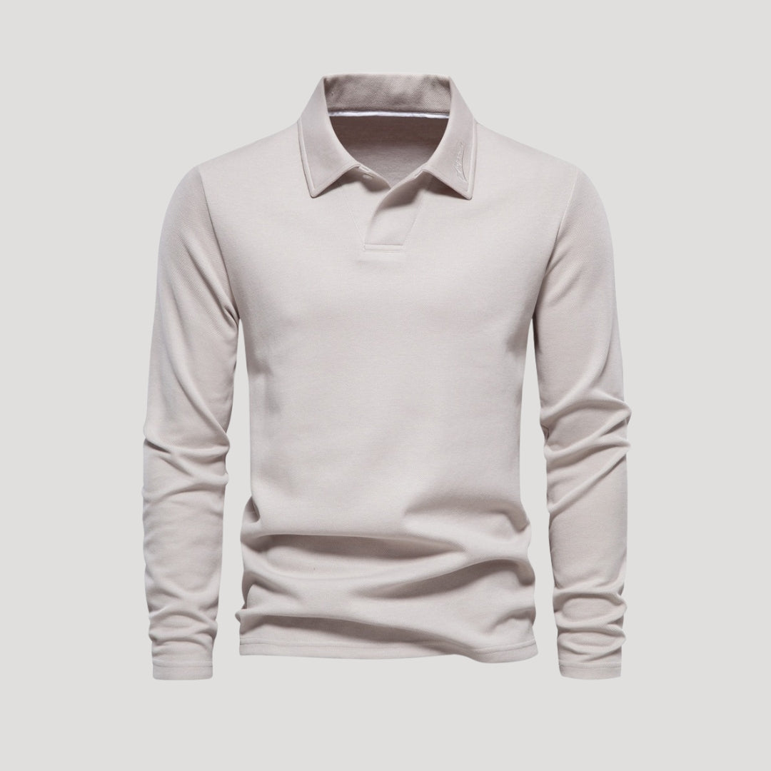 Polo Shirt Lange Mouwen Heren – Comfortabel & Modern Design