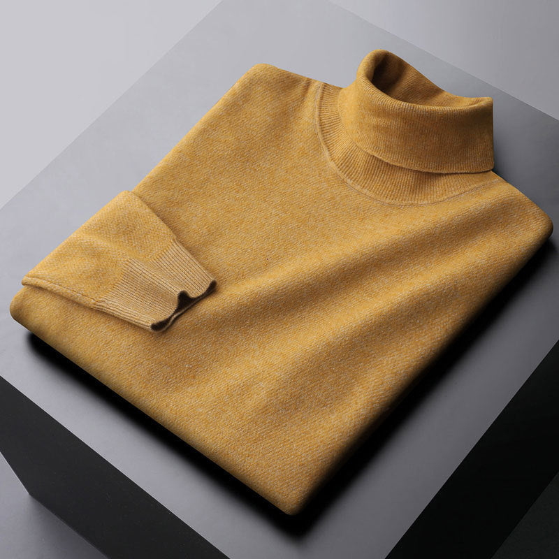 Lenn Wool Turtleneck Sweater | Heren Coltrui – Regular Fit & Ribboorden