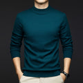 Ceraro Slim Knit – heren trui slim fit van zachte katoen met geribde boorden