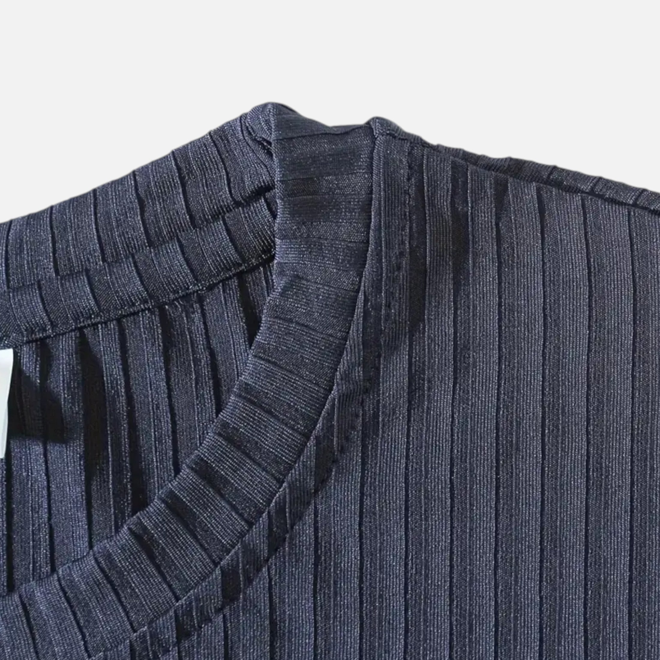 Ribbed Long Sleeve Shirt Heren – Zacht & Slim Fit Casual Shirt
