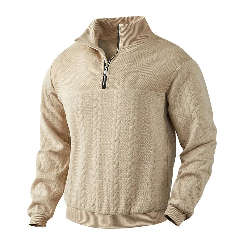 Orin Quarter Zip Knit | Heren Trui – Fijn Gebreid, Comfort & Moderne Look
