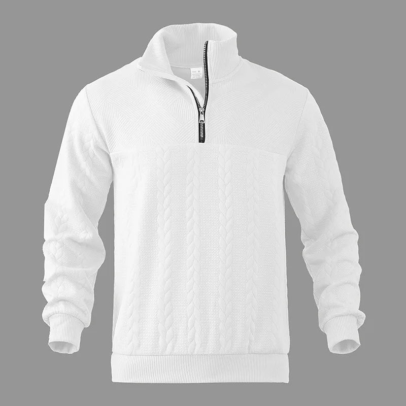 Orin Quarter Zip Knit | Heren Trui – Fijn Gebreid, Comfort & Moderne Look