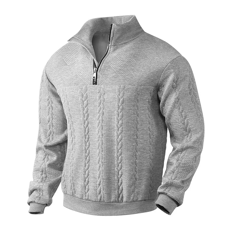 Orin Quarter Zip Knit | Heren Trui – Fijn Gebreid, Comfort & Moderne Look