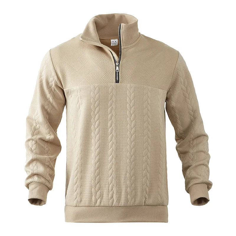 Orin Quarter Zip Knit | Heren Trui – Fijn Gebreid, Comfort & Moderne Look