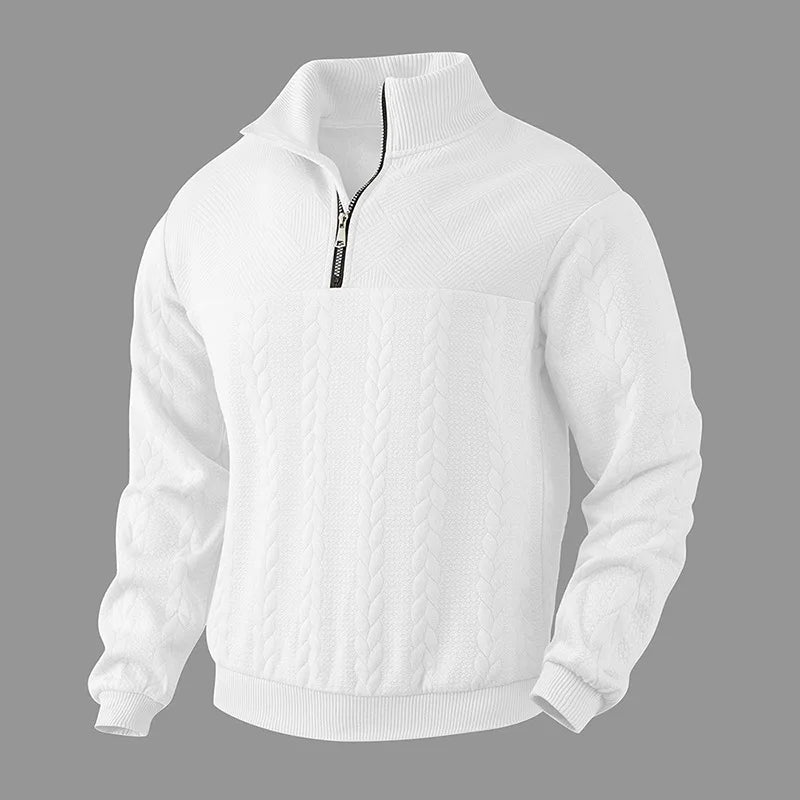 Orin Quarter Zip Knit | Heren Trui – Fijn Gebreid, Comfort & Moderne Look