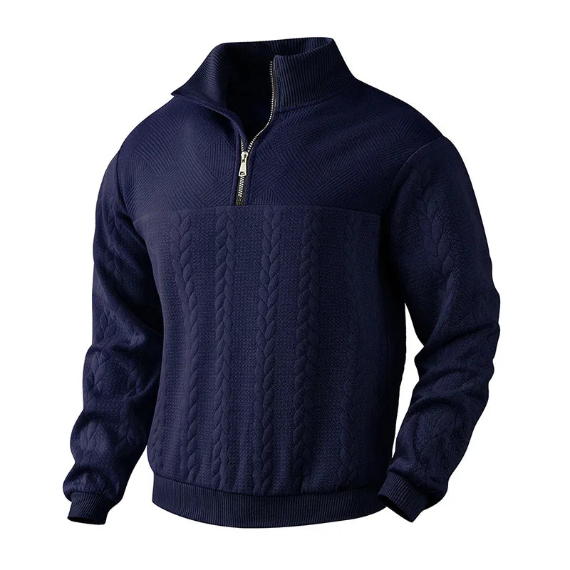 Orin Quarter Zip Knit | Heren Trui – Fijn Gebreid, Comfort & Moderne Look