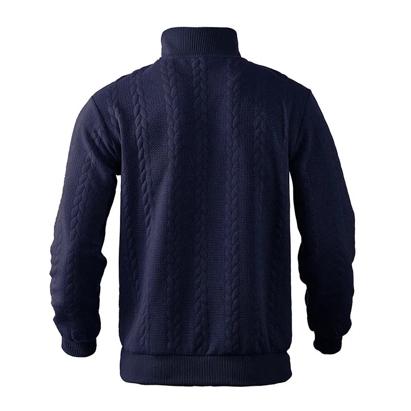 Orin Quarter Zip Knit | Heren Trui – Fijn Gebreid, Comfort & Moderne Look