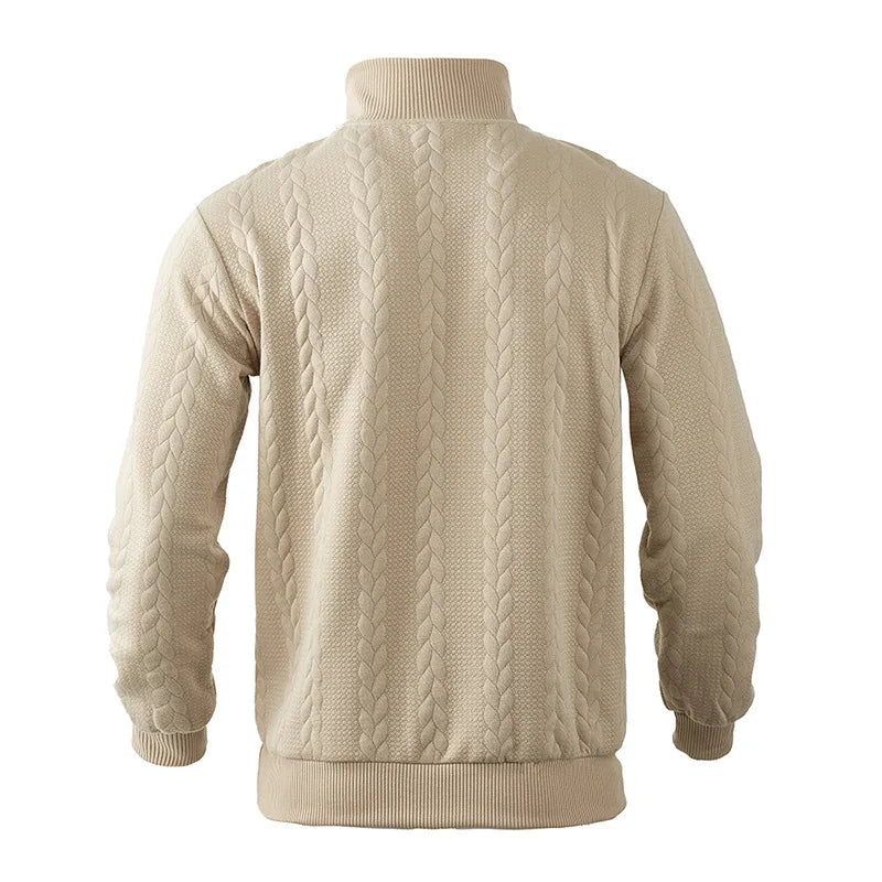 Orin Quarter Zip Knit | Heren Trui – Fijn Gebreid, Comfort & Moderne Look