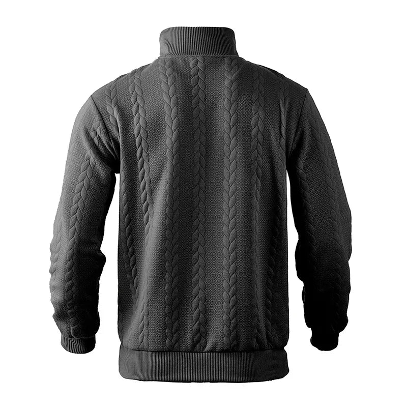 Orin Quarter Zip Knit | Heren Trui – Fijn Gebreid, Comfort & Moderne Look