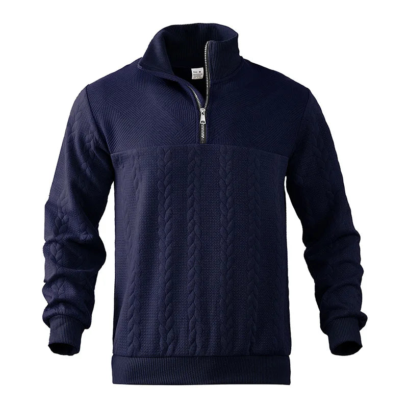 Orin Quarter Zip Knit | Heren Trui – Fijn Gebreid, Comfort & Moderne Look