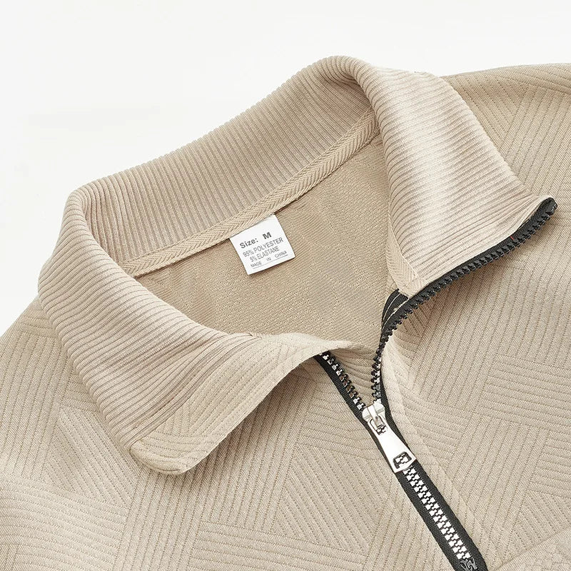Orin Quarter Zip Knit | Heren Trui – Fijn Gebreid, Comfort & Moderne Look