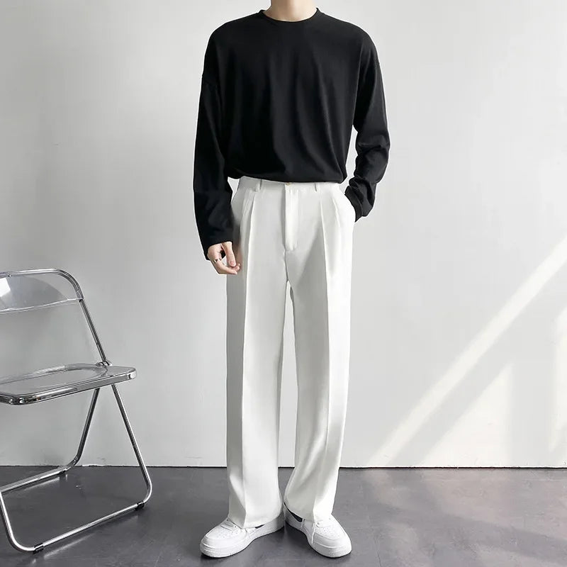 Milano Tailored Ease Trousers - Moderne Rechte Heren Pantalon | Mokum Alef