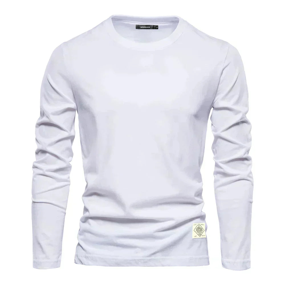 Rivaro Longsleeve | Heren Shirt met Lange Mouwen – Moderne Comfort Fit