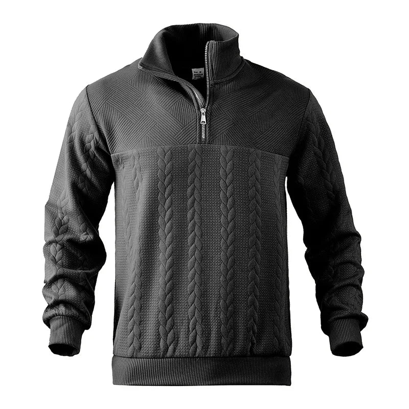 Orin Quarter Zip Knit | Heren Trui – Fijn Gebreid, Comfort & Moderne Look