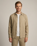 Zomerse heren linnen co-ord set met ademende stof en relaxed fit van Mokum Alef