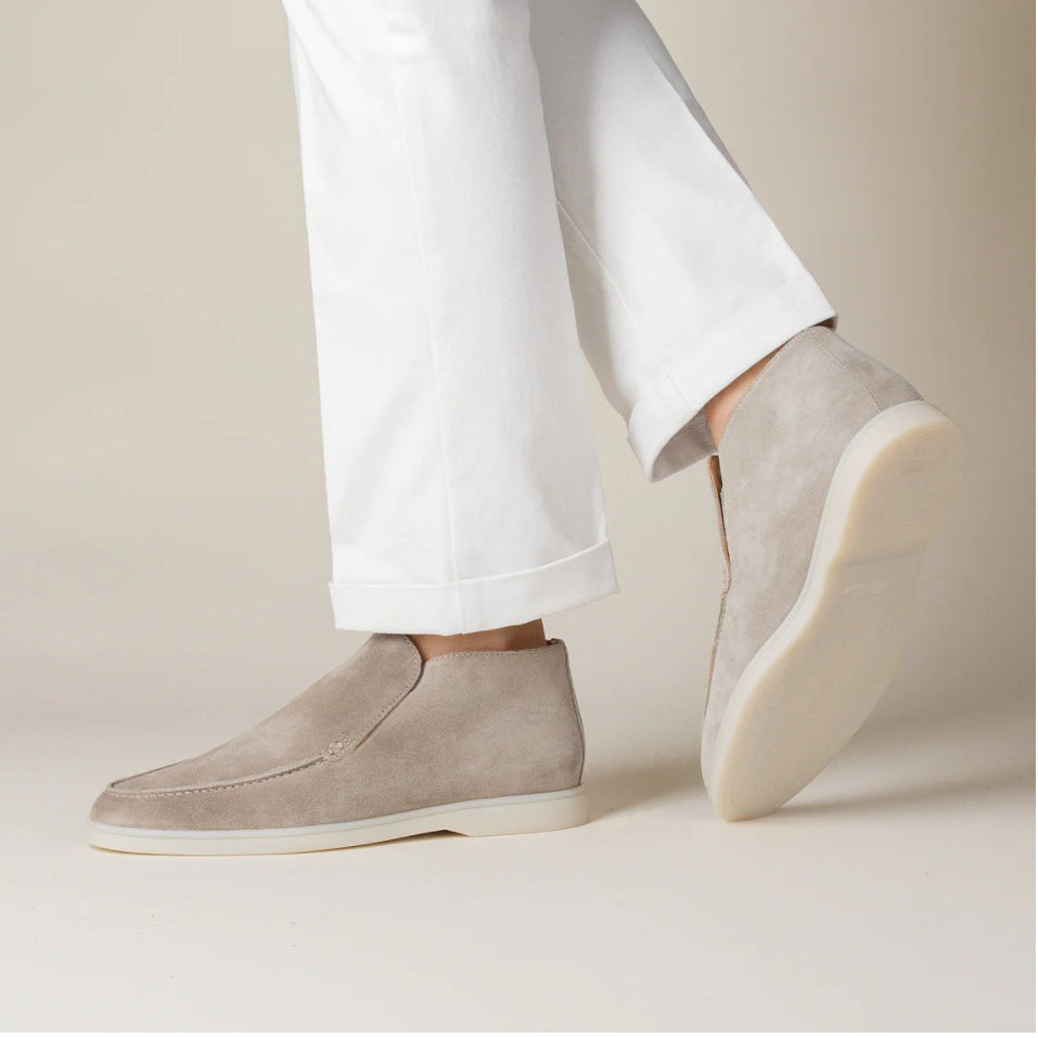 Plus size heren loafers met brede pasvorm en comfortabele zool van Mokum Alef
