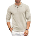 lorenzo long sleeve polo shirt heren – mokum alef