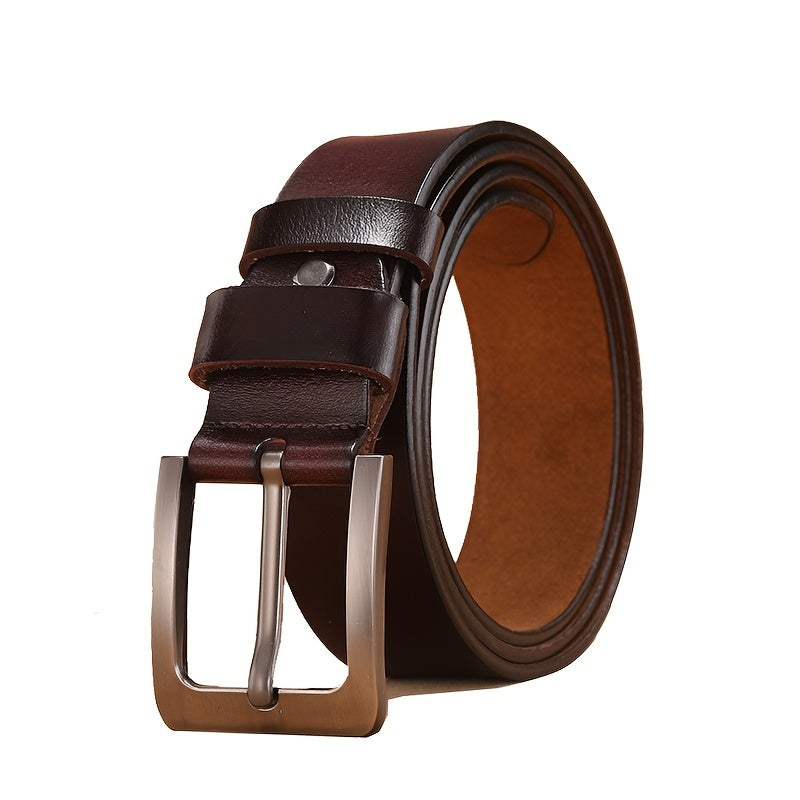 Heritage Line leren riem voor heren – tijdloze leren riem met verstelbare gesp en hoogwaardige afwerking