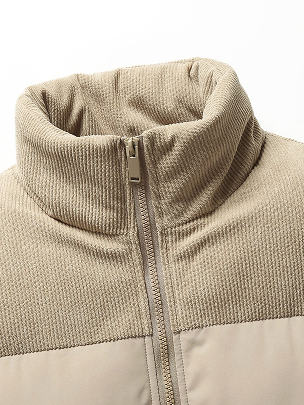 Orfeo Corduroy Patchwork Heren Puffer - Hip-Length | Mokum Alef