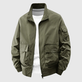 santino relaxed bomber jacket stand-up collar – mokum alef