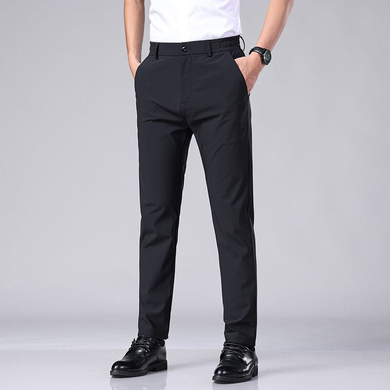 London Flex Executive Trousers - Zakelijke Heren Stretch Pantalon | Mokum Alef