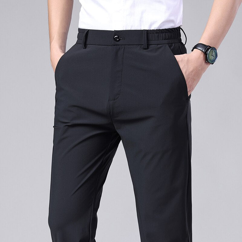 London Flex Executive Trousers - Zakelijke Heren Stretch Pantalon | Mokum Alef